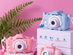 Câmera digital fotográfica infantil criança lançamento presente de aniversário